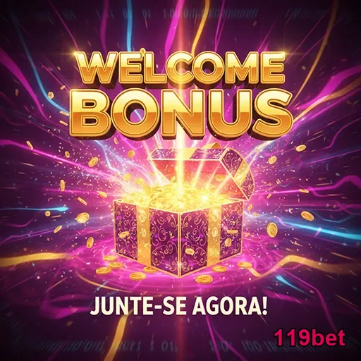 Imagem promocional do bônus 05 no 119bet, destaque para ofertas de apostas esportivas e cassino.