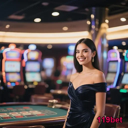 Imagem promocional do 119bet Casino, destaque para jogos e apostas no site 119bet.